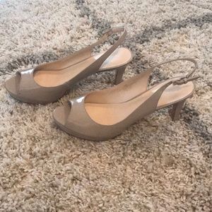 Nine West Nude Heels